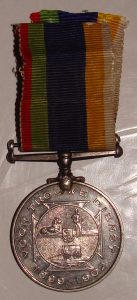 ZAR Coat of Arms for Kommandant H.J.J. van Rensburg DTD